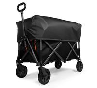 VonHaus Festival Cart on Wheels - Foldable Portable 120L Garden Trolley