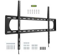 Vonhaus Flush Tv Bracket For 60-120" Screens, Ultra-Slim Wall Mount W/spirit Level, 120Kg Capacity, Max Vesa: 900X600mm