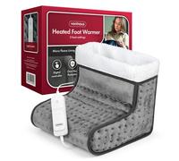 VonHaus Foot Warmer - Electric Heated Feet Heater - Fast Heat up, 3 Temperature Settings, Fleece Lining, Machine Washable, Auto Shut Off, Overheat Protection, for up to 12.5 Shoe Size, 2.3m Cable