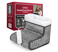 VonHaus Foot Warmer - Electric Heated Feet Heater - Fast Heat up, 3 Temperature Settings, Fleece Lining, Machine Washable, Auto Shut Off, Overheat Protection, for up to 12.5 Shoe Size, 2.3m Cable