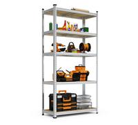 Vonhaus Garage Shelving Units, Heavy Duty Shelving Unit For Home, Office & Garage Storage, 5-Tier Shelving, 175Kg Capacity P/shelf