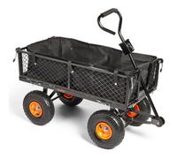 350kg Weight Capacity Heavy Duty Garden Cart VonHaus Black One Size