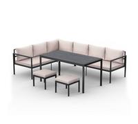 Aruba Garden Corner Sofa with Table