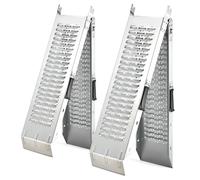 VonHaus Heavy Duty 400kg Max Loading 160x22cm Folding Loading Ramps in Grey | Size: 160x22 cm VonHaus Grey 160x22 cm