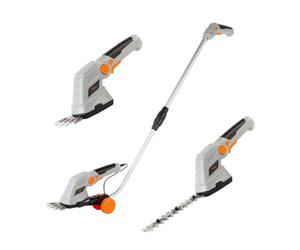 Vonhaus Hedge Trimmer & Grass Shears Cordless 2 In 1, Cutter For Hedges, Bushes, Branches, Shrubs, Lawn Edging, 7.2V Battery
