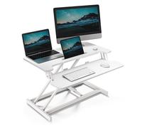 White Standing Desk Converter