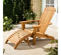 Hudson Folding Adirondack Chair and Footstool