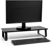 Vonhaus Monitor Stand for Desks, Ergonomic Screen Riser with Steel, Non-Slip Leg