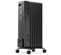 Small Oil Filled Radiator 1500W - Black