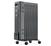 VonHaus Oil Filled Radiator 9 Fin, Oil Heater Portable Electric Free Standing