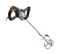 VonHaus Paddle Mixer - 1600W Electric Cement Mixer Handheld Stirrer with 2 Speed Settings (0-400/700RPM), Ergonomic Handle & Safety Switch - for Mixing Plaster, Mortar, Adhesive, Concrete & Paint