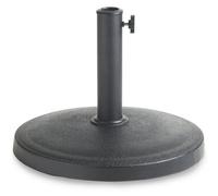 Vonhaus Parasol Base 12Kg, Umbrella Stand For Outdoor, Garden, Patio, Heavy Duty Parasol Holder, Polyresin, Hole Diameter 57mm