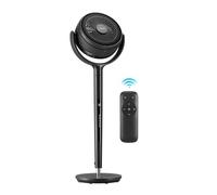 VonHaus Pedestal Fan - Air Circulator with 12 Speeds, Remote Control, 12hr Timer, 120° Oscillating, Height Adjustable, 5 Blades - Standing Floor Cooling Fan for Home, Office, Living Room, Bedroom