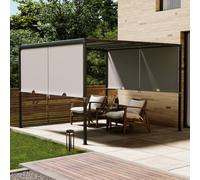 Metal Pergola with Sliding Roof