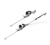 Vonhaus Pole Hedge Trimmer Corded, Long Reach Telescopic Extendable Electric Cutter, 600W Motor, 45Cm Blade, Dual Action Blades
