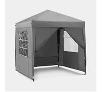 Vonhaus Pop Up Gazebo 2M X 2M, Heavy Duty Garden Marquee Shelter Canopy With Removable Sides, Leg Weights And Storage Bag