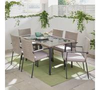 Alba 6 Seater Garden Dining Set