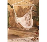 Vonhaus Seville Hanging Chair Cream