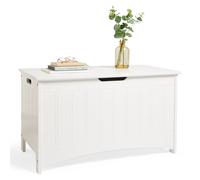 Shaker Style with Hinged Lid Storage Chest VonHaus White One Size