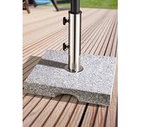 Vonhaus Square Granite Parasol Base One Colour
