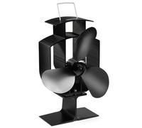 VonHaus Stove Fan - Log Burner Fan with 3 Blades, Heat Powered Fan for Wood/Log Burners, Fireplaces, Stove Heaters - Silent Operation, Eco Friendly, Self Powered, 2 Year Warranty