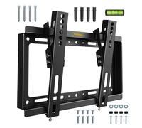 VonHaus Suitable for 23-45" Screens, Ultra-Slim Tilting TV Wall Bracket in Black VonHaus Black