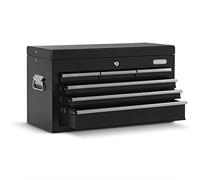 VonHaus Tool Chest - Portable Cabinet with Carry Handle & Drawers - Metal Mechanic Hand Tool Box with Drawers, Heavy Duty, Contains Secure Lock & Key for Safe Storage