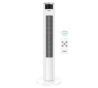 VonHaus Tower Fan 35" - Electric Standing Floor Fan for Cooling with Remote Control, 7 Hour Timer, 60° Oscillation, 3 Modes, 3 Speeds - For Home, Office, Living Room, Bedroom