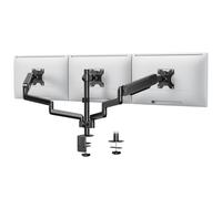 VonHaus Triple Monitor Stand for 13-27" Screens, Adjustable Mount with Clamp