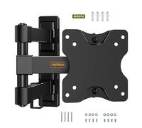 VonHaus TV Wall Bracket for 13-27" Screens, Articulating TV Bracket, Wall Mount with Full Tilt Swivel & Extension, 20kg Capacity, Max VESA: 100x100mm