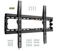 VonHaus TV Wall Bracket for 37-85" Screens, Ultra-Slim TV Bracket with Spirit Level, Flat to Wall Mount, 70kg Capacity, Max VESA : 600x400mm