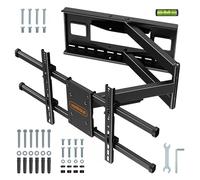 VonHaus TV Wall Bracket for 40-80" Screens, TV Bracket with 1m+ Extra Long Articulated Arm & Spirit Level, Wall Mount with Full Tilt & Swivel, 50kg Capacity, Max VESA: 800x400mm