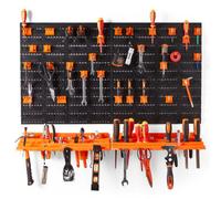 Vonhaus Wall Mounted Storage Tool Organiser With Shelf & Pegboard
