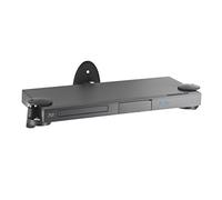 VonHaus wall shelf, wall bracket for DVD player/PS4/cable boxes/game consoles/TV accessories, black