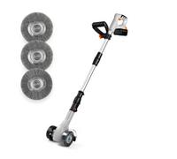 Vonhaus Weed Remover Cordless Telescopic Height Adjustable Grout Driveway Patio Electric Sweeper Cleaner Machine 20V Battery