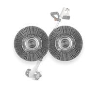 VonHaus Weed Remover Replacement Nylon Wheel Brushes Pack of 2 - Spare Attachment for The VonHaus 20V Cordless Weed Cleaner/Sweeper Machine