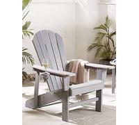 Vonhaus Westport Adirondack Static Chair - Grey