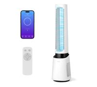 VonHaus WiFi Bladeless Tower Fan in White VonHaus White