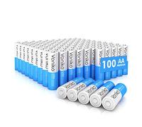 VONIKO AA Batteries - Pack of 100 - Alkaline Double A Batteries - Ultra Durable Leak Proof 1.5V Batteries - 10 Year Shelf Life