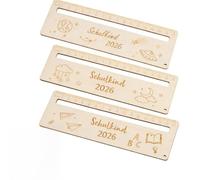 VONJUMA 3 x Dyslexia Tracking Rulers Bookmarks Children Reading Aid 1 Class 2026 School Child Personalized Wood Bookmark Reading Ruler For Beginning