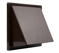 VONLIS Ventilation Grille Weather Protection Hood Ventilation Pipe ABS Diameter 80-160 mm Diameter 120 mm Brown