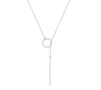 Vonluxy Long Lariat Bar Necklaces for Women,Stainless Steel Silver Adjustable Y Shape Drop Necklace Birthday Gifts for Her, Metal, not known