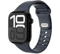 VONMAHLEN Classic Band 2 Apple Watch 40 - 42 mm Silicone Strap - Navy Blue, Blue