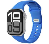 VONMAHLEN Classic Band 2 Apple Watch 40 - 42 mm Silicone Strap - Sky Captain, Blue