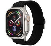 VONMAHLEN Classic Nylon Loop Apple Watch 40-42 mm Strap - Black, Black