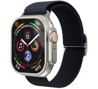 VONMAHLEN Woven Apple Watch 40 - 42 mm Braided Nylon Loop - Navy, Blue