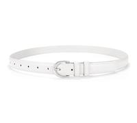 VONMELLI Women's Leather Belt For Jeans Dresses Adjustable Vintage Waist Belts For Women Fashion Leather Belt Classic Ladies Belts With Single Prong Buckle White XXL
