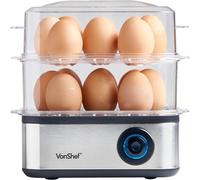 Vonshef 3 in 1 Egg Boiler, Poacher and Omelette Maker Electric - Multifunctional