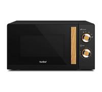 VonShef Fika Black & Wood 20L Microwave