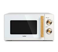 VonShef Fika Cream & Wood 20L Microwave VonShef Cream